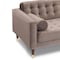 Armen Living Somerset Taupe Velvet Mid Century Modern Right Sectional Sofa LCSMSETAU - alternate 3